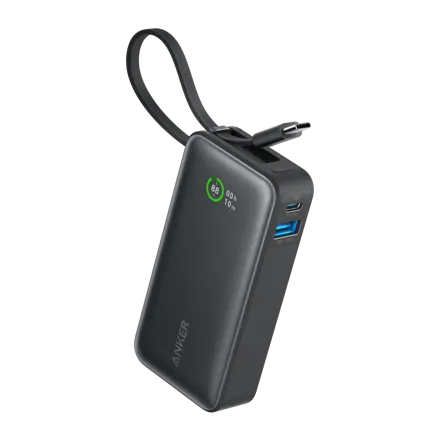 Nano Power Bank (10,000 mAh, built-in USB-C)