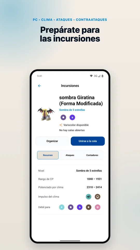 Incursiones · NextCatch 2.0 · Android